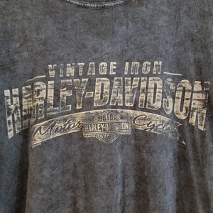 Harley Davidson Men's Tshirt- Size 2X